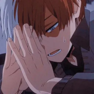 🥺 Shoto Todoroki My Hero Academia Anime, Charakter, My Hero Academia, Shoto Todoroki telegram sticker