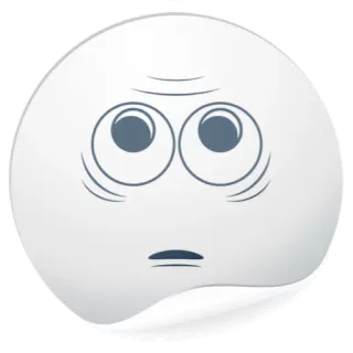 Белые Смайлы от @StickerManya whatsapp stickers