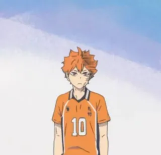 🤡 Hinata Shoyo Haikyuu!! Anime, Manga, Haikyuu, Hinata Shoyo, Sport, Siatkówka telegram sticker
