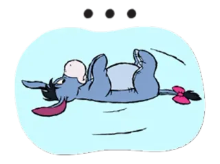😕 Eeyore cartoon, Eeyore, Winnie the Pooh, Disney telegram sticker