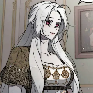 🕊 женщина, иллюстрация, аниме, манга, портрет telegram sticker