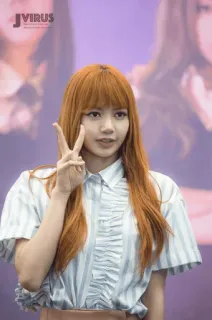 🍁 Lisa kpop, pace, donna, cantante, idol, fan telegram sticker
