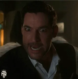 🥃 Lucifer Morningstar Lucifer 루시퍼, 루시퍼 모닝스타, TV 프로그램, 날개, 악마 whatsapp sticker