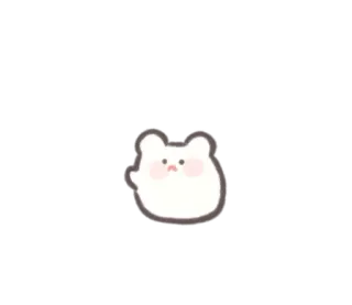 ☁️ lucu, hewan, beruang, stiker, kartun telegram sticker