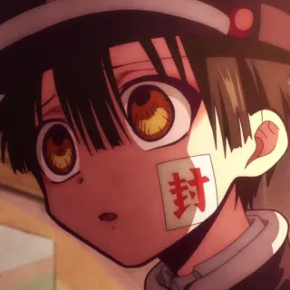 ☁️ Hanako-kun Toilet-bound Hanako-kun 封 anime, hanako-kun, toilet-bound hanako-kun, character, sticker, japanese telegram sticker