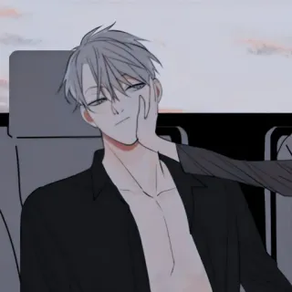 🌪 Anime, Manga, Charakter, Kunst, Illustration, Junge telegram sticker