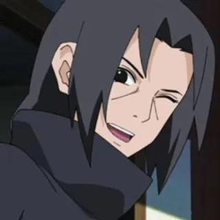 🌟 Itachi Naruto Аниме, Мультфильм, Ниндзя, Наруто, Итачи, Учиха, Манга, Фанатское творчество telegram sticker