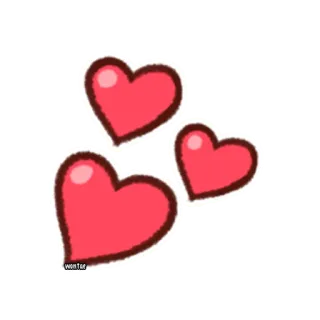 💕 hearts, love, valentine, affection telegram sticker