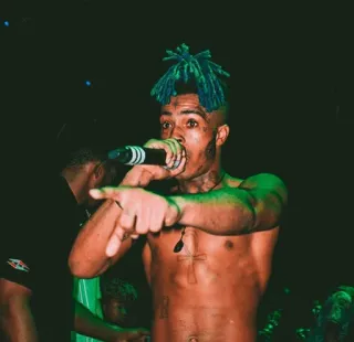 🖤 XXXTentacion rapper, singer, music, xxxtentacion, artist, microphone telegram sticker