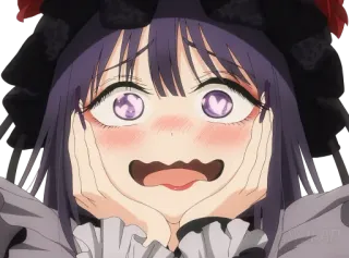 😍 Marin Kitagawa My Dress-Up Darling Anime, Mangá, Marin Kitagawa, My Dress-Up Darling, fofa, animada, corações telegram sticker