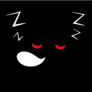 💤 수면, 피곤, 휴식, 졸림, zzz, 만화, 표정 telegram sticker