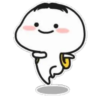 💓 Kreskówka, Uroczy, Postać, Naklejka telegram sticker