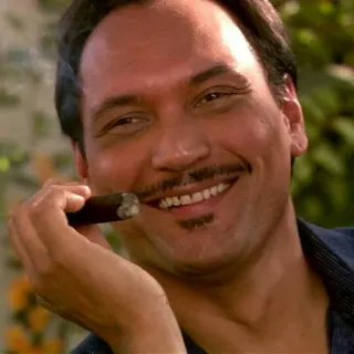 😂 hombre, cigarro, fumando, feliz, retrato telegram sticker