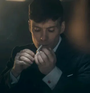 🚬 man, cigarette, suit, portrait telegram sticker