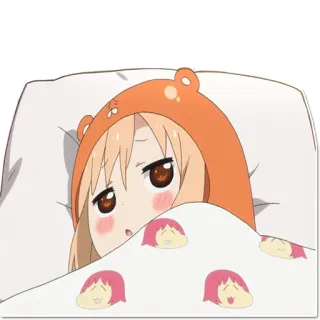 😟 Umaru Doma Himouto! Umaru-chan anime, umaru, himouto, cute, sleepy telegram sticker