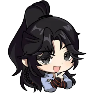 😏 จิบิ, อนิเมะ, การ์ตูน, น่ารัก, คิวท์ telegram sticker