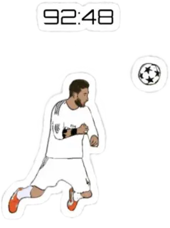 🤍 Sergio Ramos null fútbol, Real Madrid, atleta, celebración, gol, deportes, fútbol whatsapp sticker