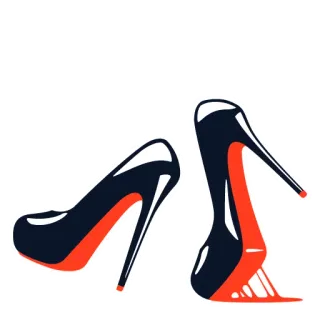 👠 обувь, каблуки, мода, женская обувь, обувь whatsapp sticker