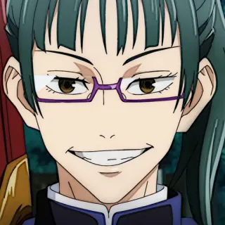 💫 Maki Zenin Jujutsu Kaisen anime, manga, character, maki zenin, jujutsu kaisen telegram sticker