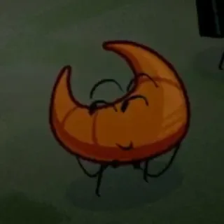 🥐 comida, cruasán, lindo, dibujos animados whatsapp sticker