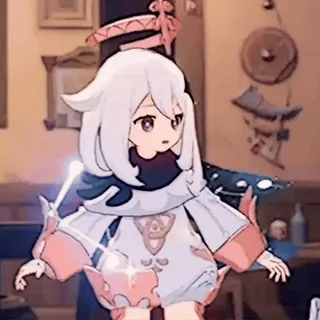 🍥 Paimon Genshin Impact 动漫, 游戏, 抽卡, 冒险, 幻想 whatsapp sticker
