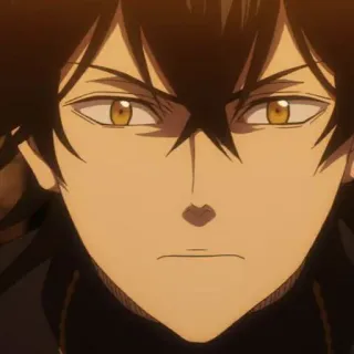 🥑 Yuno Black Clover Anime, Yuno, Black Clover, Personagem, Magia, Magia do vento, Mago, Feiticeiro telegram sticker