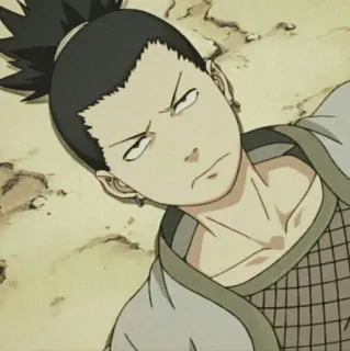 🗡 Shikamaru Nara Naruto Anime, Naruto, Shikamaru, Personagem, Ninja telegram sticker