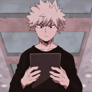 💥 Bakugo Katsuki My Hero Academia anime, bakugo, my hero academia, character, fanart telegram sticker