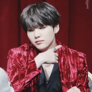 🍃 Suga Suga, BTS, K-Pop, Sänger, Idol, Min Yoongi, Promi telegram sticker