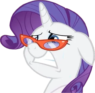 😖 Rarity My Little Pony rareza, My Little Pony, Pony, Dibujos animados, Llorando telegram sticker