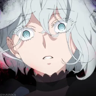❄️ Anime, Manga, Personaggio, Ritratto, Ragazza, Animato telegram sticker