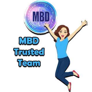 ✌️ MBD Trusted Team team, trusted, MBD, business, promotion, cryptocurrency telegram sticker