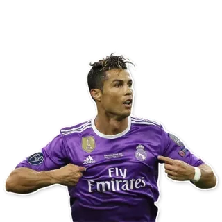 👇 Cristiano Ronaldo football, football, athlète, joueur, Real Madrid whatsapp sticker