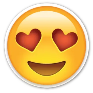 😍 Emoji, Amore, Cuori, Sorriso, Faccia telegram sticker