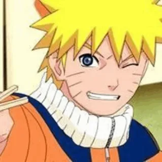 🦊 Naruto Anime, Manga, Naruto, Uzumaki, Ninja, Kreskówka telegram sticker