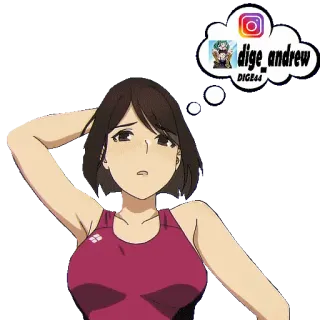 💭 dige_andrew
DIGE44 anime, woman, instagram, profile, social media, cartoon, swimsuit telegram sticker