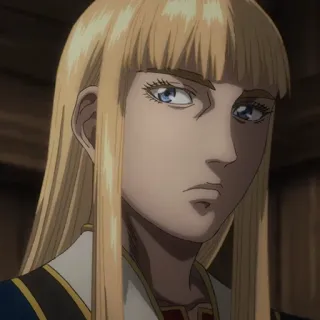 🛡 Arnheid Vinland Saga Anime, Femme, Blonde, Personnage, Vinland Saga telegram sticker