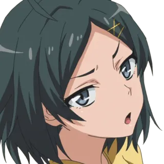 🙄 Anime, Mangá, Desenho animado, Mulher, Garota telegram sticker