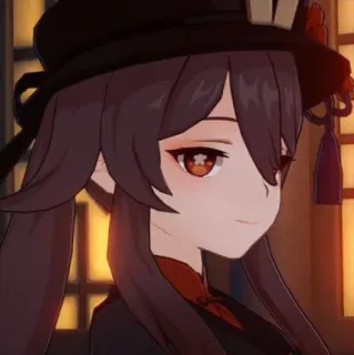 👻 Hu Tao Genshin Impact 动漫, 游戏, 胡桃, 原神, 老婆, 可爱 telegram sticker