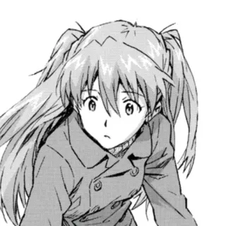 👾 Asuka Langley Soryu Neon Genesis Evangelion anime, manga, cartoon, girl, portrait, asuka langley soryu, evangelion telegram sticker