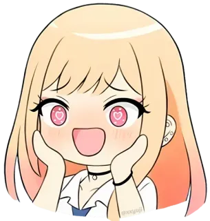 😍 Marin Kitagawa My Dress-Up Darling anime, manga, cute, girl, character, Marin Kitagawa, My Dress-Up Darling telegram sticker