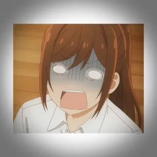 💫 Anime, Ausdruck, Schockiert, Angst, Überrascht, Charakter, Reaktion telegram sticker