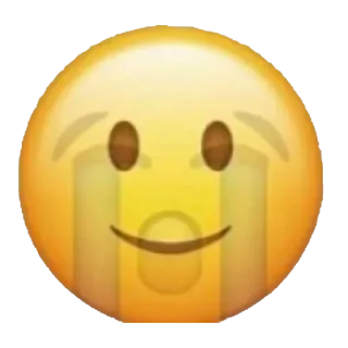 🙂 Эмодзи, Плач, Счастливый, Эмоциональный, Лицо whatsapp sticker