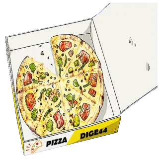 🍕 PIZZA
DIGE44 pizza, makanan, italia, pengiriman, kotak whatsapp sticker