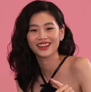 🌟 woman, portrait, person, smiling, actress, korean telegram sticker