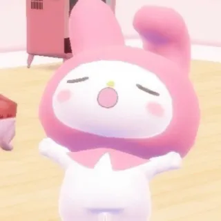 😩 My Melody My Melody, Sanrio, personaje, kawaii telegram sticker