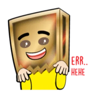 Box Head telegram stickers