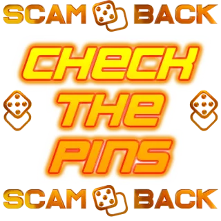 😱 SCAM BACK CHECK THE PINS SCAM BACK arnaque, pins, vérifier telegram sticker