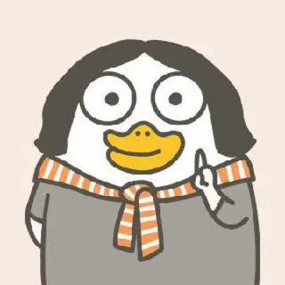 🐣 การ์ตูน, เป็ด, นิ้วกลาง, ก้าวร้าว, ภาพประกอบ, สติกเกอร์ telegram sticker