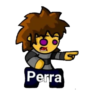 🖕 Perra Beleidigung, Cartoon telegram sticker